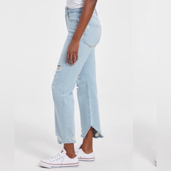 [SOLD] GOOD BOY STRAIGHT CROPPED JEANS - Picture 2 of 3